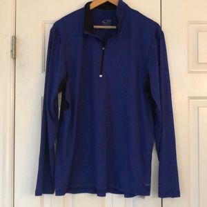 Royal Blue Men’s Pullover with Zipper